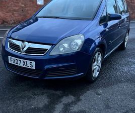 VAUXHALL, ZAFIRA, MPV, 2007, MANUAL, 1598 (CC), 5 DOORS