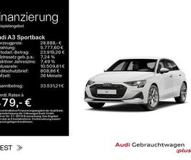 AUDI A3 SPORTBACK 30 TFSI AUDI A3 SPORTBACK ADVANCED 30 TFSI NAVI, SOUND, VIRTU