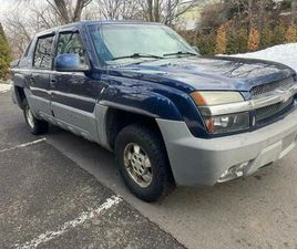CHEVROLET AVALANCHE 1500 USED 2002 CHEVROLET AVALANCHE 1500