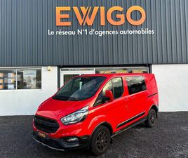 FORD TRANSIT CUSTOM FOURGON 320 L1H1 2.0 ECOBLUE 170CH CABINE APPROFONDIE 6 PLACES TRAIL