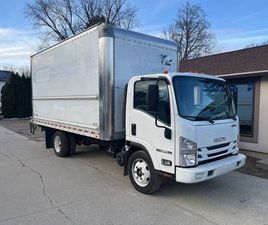 2020 ISUZU NPR HD BOX TRUCK - AUTO W/2500LB REAR LIFT - 42,080 MILES -