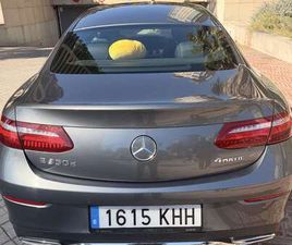 MERCEDES CLASSE E E 350 E E COUPÉ 350D 4MATIC 9G-TRONIC