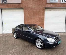 MERCEDES CLASSE S S 430 4-MATIC FACELIFT 2003/ BOSE/NAVI/XENON/ROLGORDIJN/ KEYLESS/ STOELVERWARMING/ BEIGE LEER/BOMVOL/NAP/1E EIGN!