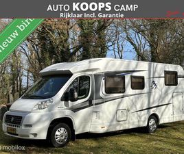 KNAUS SKY TI 700 MEG FIAT 2.3 130PK EURO 5 | ENKELE-BEDDEN | APARTE DOUCHE/ WC | GARAGE | FIETSENDRAGER | 85DKM | TOPSTAAT