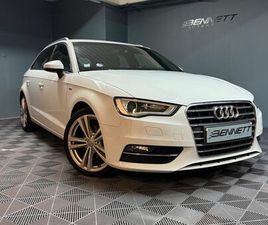 AUDI A3 III (2) SPORTBACK 1.4 TFSI 150CH S LINE S TRONIC 7 - COURROIE CHANGÉE - GARANTIE 3 MOIS