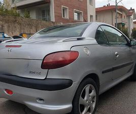 PEUGEOT CABRIO 206CC GRIGIO METALLIZZATA
