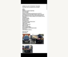 FORD GALAXY 2.0 ECOBLUE TITANIUM X AUTO EURO 6 (START/STOP) 5DR