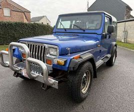 JEEP WRANGLER 2.5I + LPG OK 2028 / 1995 OLDTIMER UTILITAIRE!