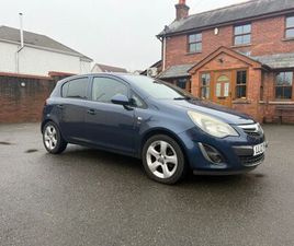 VAUXHALL CORSA VAUXHALL, CORSA, HATCHBACK, 2012, MANUAL, 1398 (CC), 5 DOORS