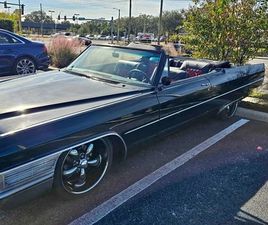 CADILLAC DEVILLE CABRIOLET 1965 CADILLAC DEVILLE CONVERTIBLE TOP, CUSTOM INTERIOR
