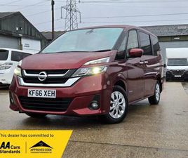 2016 NISSAN SERENA 8 SEATER FRESH IMPORT WARRANTED MILEAGE ULEZ COMPLIANCE PETROL AUTOMATIC