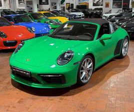 TARGA 4S UNICA-MANUALE-PYTHON GREEN-PELLE MARRONE