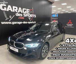 BMW TOURING 320E XDRIVE 204 CH BVA8 BUSINESS DESIGN (4X4) + ATTELAGE + SIEGES AV CHAUFFANTS + REGULATEUR ADAPTATIF + PACK INNOVATION + PACK DIVERTISSEMENT + ...