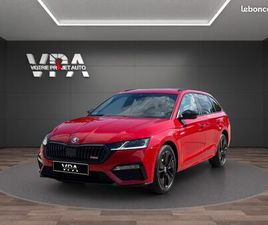 SKODA OCTAVIA WAGON RS SKODA OCTAVIA COMBI 1.4 TSI IV RS 245CH DSG • HUD • DIGITAL COCKPIT • NAVI • CARPLAY • KEYLESS • CAMÉRA • DAB