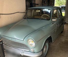 SIMCA P60 – 1959 – CARTE GRISE COLLECTION – BON ÉTAT