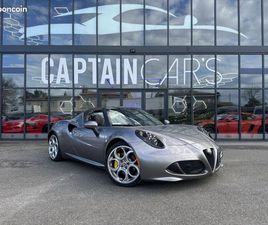 ALFA ROMEO 4C SPIDER ALFA ROMEO 4C SPIDER - 240 - BV TCT SPIDER STANDARD - PREMIÈRE MAIN - ENTRETIEN ALFA - GARANTIE 12 MOIS