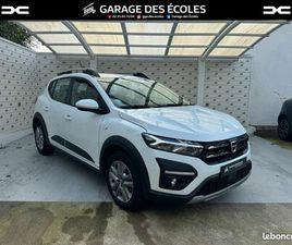DACIA SANDERO STEPWAY TCE 90 CVT CONFORT - GAR 12M - CARPLAY - CLIM AUTOMATIQUE - SUIVI RENAULT
