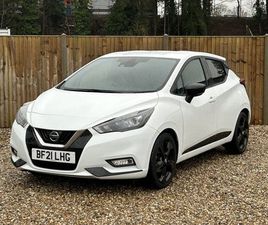 NISSAN MICRA 2021 (21) - 1.0 IG-T N-SPORT HATCHBACK 5DR PETROL MANUAL EURO 6 (START/STOP) (92 PS)