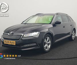 SKODA SUPERB WAGON SKODA SUPERB COMBI 1.4 TSI IV BUSINESS EDITION PLUG IN HYBRID 218PK DEALER O.H PHEV | TREKHAAK AF FABRIEK | CRYSTAL LED | KEYLESS | APPLE CARPLAY | SPORTSTOELEN