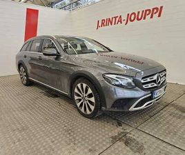 MERCEDES-BENZ E 220 D 4MATIC T A ALL-TERRAIN - 14 PÄIVÄN PALAUTUSOIKEUS - 4MATIC, MOOTTORINLÄMMITIN, 360 KAMERAT, LOHKOLÄMMITIN - J. AUTOTURVA