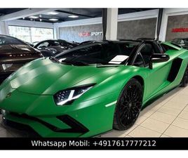 LAMBORGHINI AVENTADOR S ROADSTER GREEN EXT&INT CARBON FULLOP