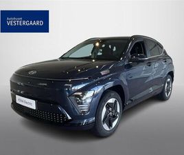 HYUNDAI KONA LONG RANGE BRUGT HYUNDAI KONA ELECTRIC 65,4 KWH ULTIMATE LONG RANGE 217HK 5D AUT. TIL SALG