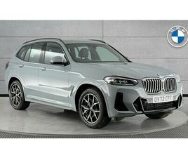BMW X3 XDRIVE 20I BMW X3 XDRIVE20I M SPORT 2.0 5DR
