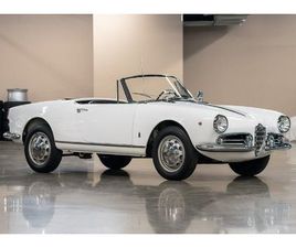 1960 ALFA ROMEO GIULIETTA SPIDER
