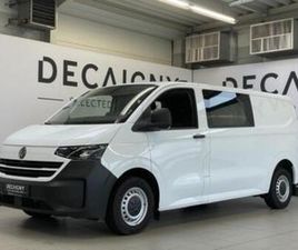 ② VOLKSWAGEN T7 TRANSPORTER DUB CAB 2.0TDI 150PK *CAMERA*APP — CAMIONNETTES & UTILITAIRES — 2EMEMAIN