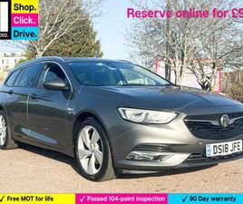 2018 VAUXHALL INSIGNIA 2.0 TURBO D BLUEINJECTION SRI NAV SPORTS TOURER 5DR DIESEL MANUAL EURO 6 (...