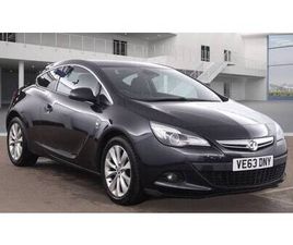VAUXHALL ASTRA GTC 2013 VAUXHALL ASTRA GTC 1.6T 16V SRI 3DR HATCHBACK PETROL MANUAL