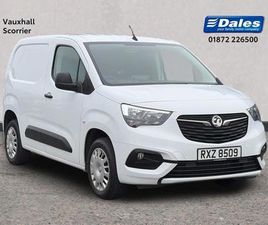 2022 VAUXHALL COMBO COMBO 1.5TD 2300 SPORTIVE L1 100PS VAN PANEL VAN DIESEL MANUAL