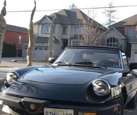 ALFA ROMEO SPIDER DUETTO BLACK ALFA ROMEO SPIDER -1988