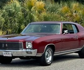 1971 CHEVROLET MONTE CARLO MATCHING NUMBERS, FRAME-UP RESTORED, A/C, NO RUST