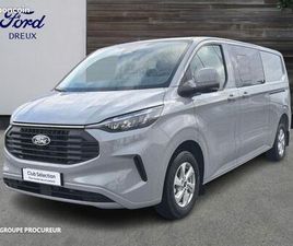FORD TRANSIT CUSTOM FORD TRANSIT CUSTOM FG 320 L2H1 2.0 ECOBLUE 170CH CABINE APPROFONDIE LIMITED 4X4 BVA8