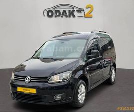 GALERIDEN VOLKSWAGEN CADDY 1.6 TDI COMFORTLINE 2014 MODEL İSTANBUL 186.240 KM SIYAH - 38153240 | ARABAM.COM