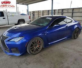 LEXUS RC -F 2020 5.0L 5.0 BENZYNA 472KM