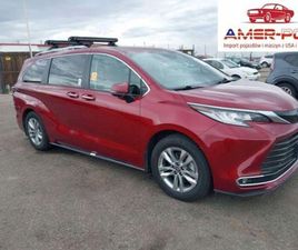 TOYOTA SIENNA LIMITED 2023 2.5L 2.5 HYBRYDA 189KM