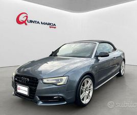 AUDI A5 CABRIO AUDI A5 CABRIO S-LINE S-TRONIC 2.0 TDI 177 CV