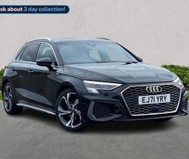 2021 AUDI A3 1.5 35 TFSI S LINE SPORTBACK 5D TRONIC