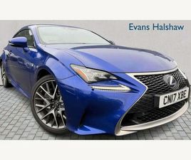 LEXUS RC RC300H 2.5 300H F SPORT CVT EURO 6 (START/STOP) 2DR