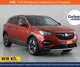 VAUXHALL GRANDLAND X 2018 VAUXHALL GRANDLAND X 1.2 SPORT NAV (130PS)