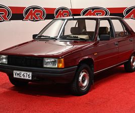 RENAULT 9 TC 1,1 4D / MUSEOREKISTERÖITY / SUOMI-AUTO / 2 OMISTEINEN