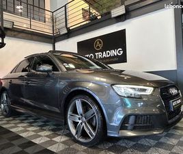 AUDI A3 BERLINE 2.0 TFSI 190 S TRONIC 7 QUATTRO S LINE, COCKPIT, JANTES 19 S3, TOIT OUVRANT, VOLANT MEPLAT, GA 12 MO