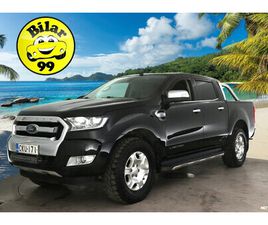 DOUBLE CAB 3,2TDCI 200 HV LIMITED 4X4 * VETOKOUKKU / PERUUTUSKAMERA / LOHKOLÄMMITIN / LÄMM. TUULILASI / NAHKASISUSTA *