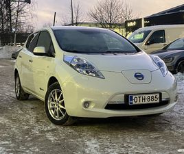 NISSAN LEAF SÄHKÖAUTO AUTOMAATTI ** 2-OM. SUOMI-AUTO / P.KAMERA / NAVI / VAKKARI / KEYLESSGO / RATINLÄMMITYS / 2X RENKAAT **
