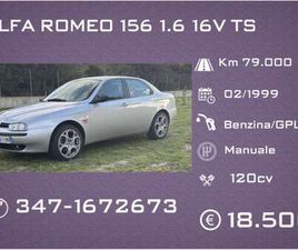 1.6 TS 16V DA AMATORE CONSERVATA CON CRS