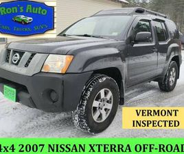2007 NISSAN XTERRA OFF-ROAD 4X4 VT INSPECTED*VERMONT*RON’S AUTO VT
