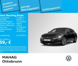 ARTEON SHOOTING BRAKE R-LINE 2.0 TSI AHK LED NAVI PARKPILOT REARVIEW EKLAPPE APP DSG