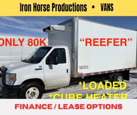 2023 FORD E-SERIES CUTAWAY 15' REEFER /HEATER, RAMP LOADED!!